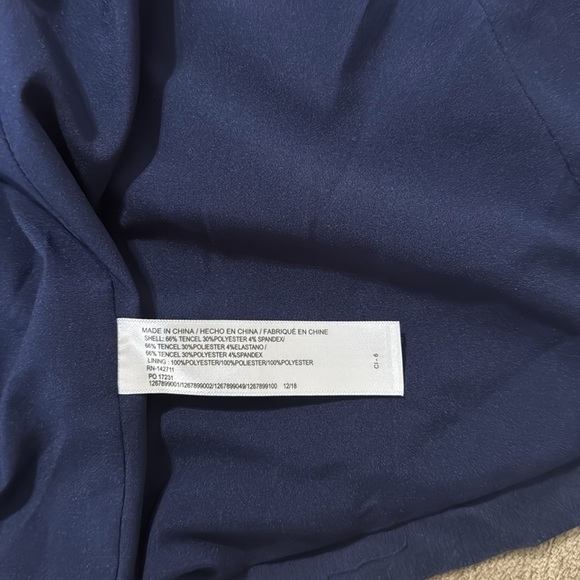 Eloquii NWT Woman’s Open Navy Lightweight Blazer - Picture 9 of 10